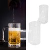 Beer Mug Acrylic Double Conjoined Beer Glass with Handle for