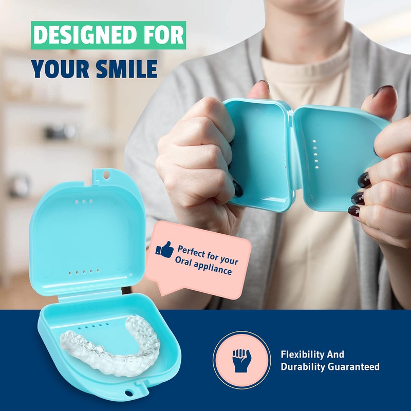 Retainer Case - Pack of 2 - Odorless Mouth Guard