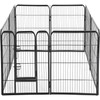 Pet Playpen 8 Panel 24”32”40” inch Indoor & Outdoor Folding