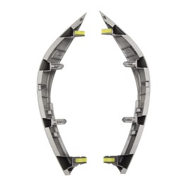 KIMISS - Cubierta para Salpicadero Central Lateral, 1 par 55436 02330, Tira de Panel de Ventilación Lateral Superior Izquierda y Derecha para Tira de Ajuste de Salpicadero Central