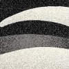 Homeroots 13' Black And Gray Abstract Shag Runner Rug