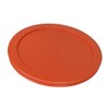 Pyrex 7201-PC 4 Cup Pumpkin Orange Food Storage Replacement Lids