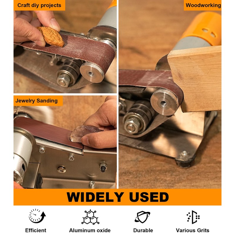 Sbestily 20 Pack 1.2" x 13" Replacement Knife Sharpener Sanding