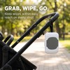 Travel Wipes Case, Wipe Dispenser, Portable Refillable Wipe Container,Reusable Travel