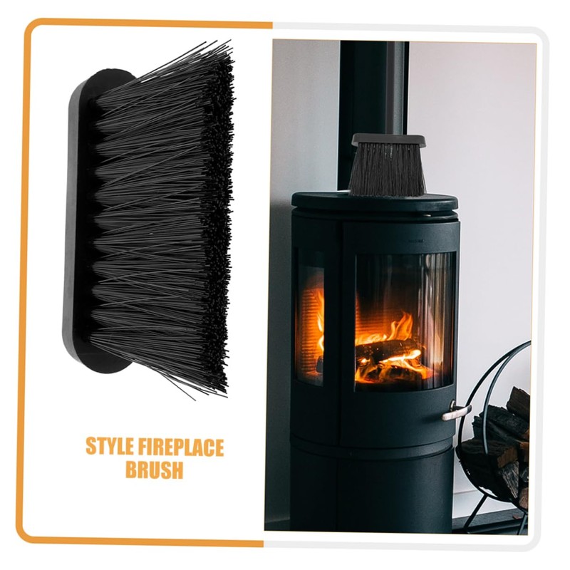 Mobestech Chimney Cleaning Brush Set with Replacement Head Fireplace Ash