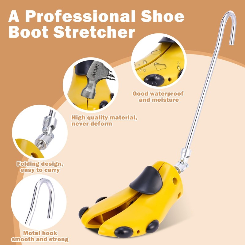 Exshoiu Shoe Boot Stretcher For Cowboy Boots, 1 Pcs Boot