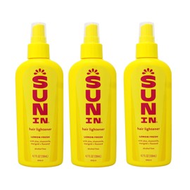 Sun-In Hair Lightener Spray Lemon Fresh 4.7 OZ - Buy Packs and SAVE (Pack of 3)