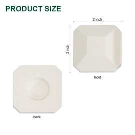 Quantfire Ceramic Briquettes Grill Bricks Replacement 50 Piece Barbecue Briquettes Gas Grill Stones for Turbo, Nexgrill Gas Grills, Lava Rocks 2 x 2 inches