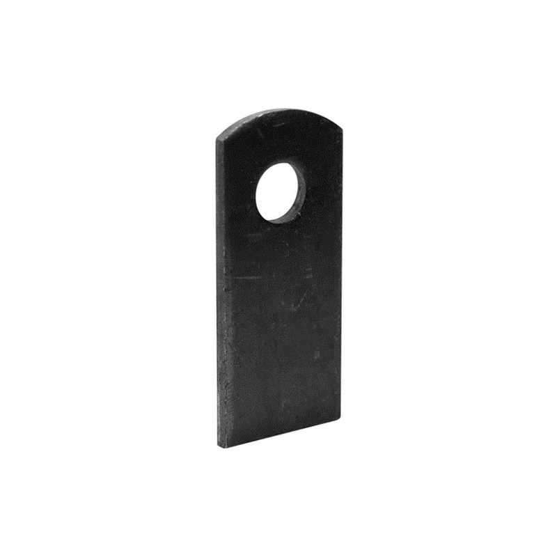 Steel Weld Tab, 1" W, 2-3/8" H 3/8" Hole, 1/8"