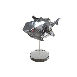 ZERO PLAIN Mechanical Ocean Cute SS 02B Shark Silver, Non-scale, ABS, PE, Acrylic, Metal, Pre-painted Complete Figure