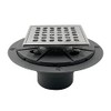 Neodrain Square Shower Drain,4 inch Stainless Steel 304 Grate and