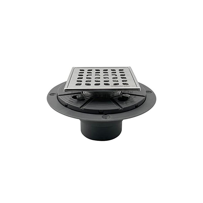 Neodrain Square Shower Drain,4 inch Stainless Steel 304 Grate and