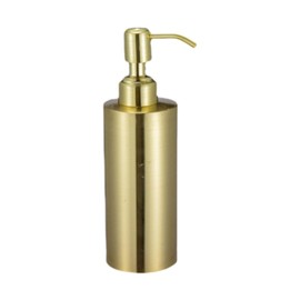 Fenteer 260ml Gold Soap Dispenser Hand Soap Dispenser for Kitchen Sink Toilet Dorm