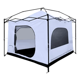 Joramoy Camping Cube for 10×10 Pop Up Canopy, Converts Straight Leg Canopy into Camping Inner Tent, Portable Vented Cube Tent with Full Floor(Frame/Top NOT Included)