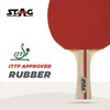 Stag Ninja Power Table Tennis Racquet(Multi- Color, 180 Grams, Advanced)