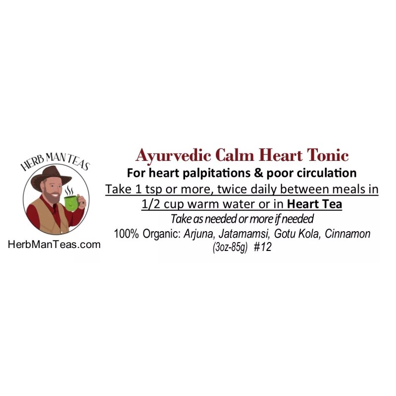 HERB MAN TEAS Calm Heart Tonic For heart palpitations &