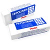 Hi-Polymer Large Plastic Rubbers Erasers - White - Pack of