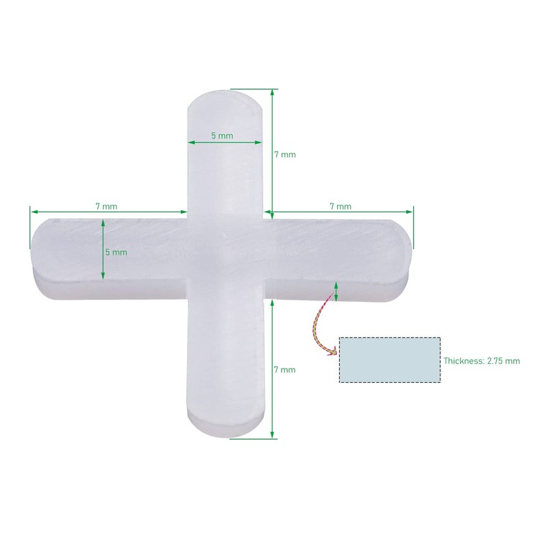 Tile Cross,1000 pcs Tile Spacers Tiles Cross Spacers Tile Leveling