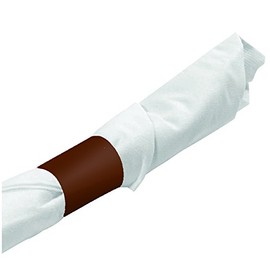 Napkin Bands with Self-Adhesive Safety Glue and Bond Paper Construction (4.25" x 1.5") (Brown, Pack of 20,000)