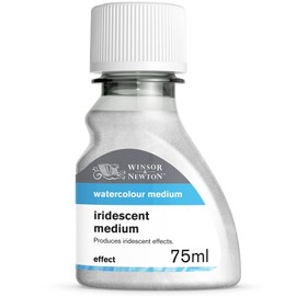 Winsor & Newton 2621764 Aquarell Irisierendes Malmittel, verleiht Aquarellfarben einen Perlmuttartigen Glanz für schillernde, irisierende Effekte - 75ml Flasche