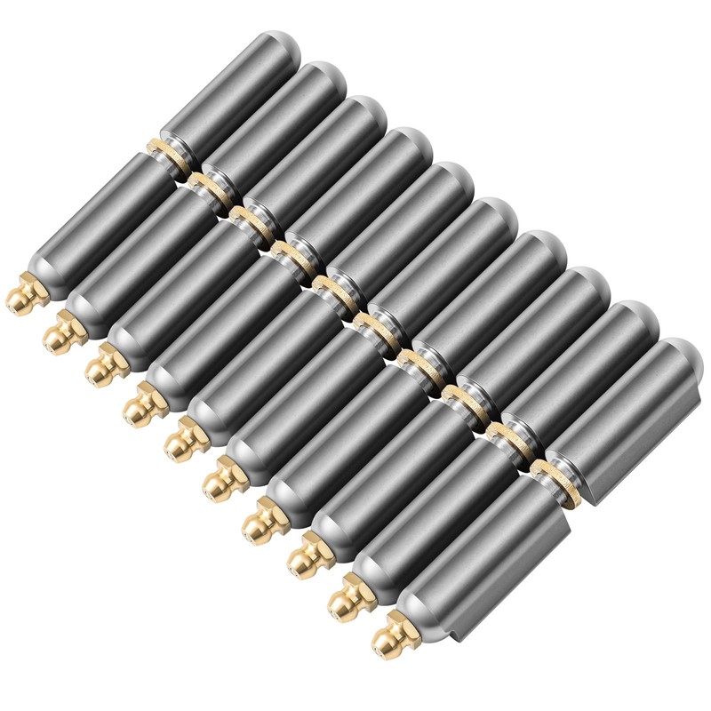 Zonon 10 Pcs 3 Inch BBQ Smoker Bullet Weld on