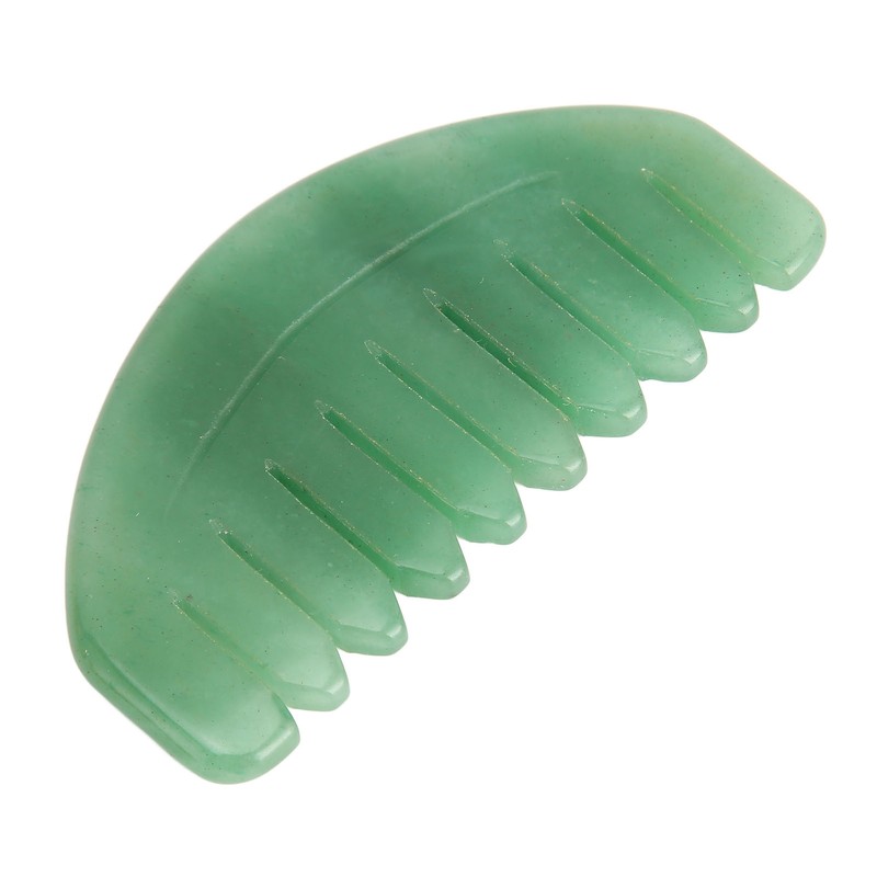 Massage Comb Scalp Care Relax Handheld Portable Jadestone Gua Sha