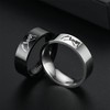 Yifnny Couple Rings, 2 Pcs Pinky Promise Ring for Couples