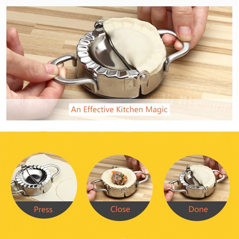 Best Utensils Stainless Steel Ravioli Mould Pierogi Dumpling Maker Wrapper