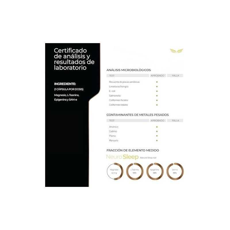 ETERNAL NUTRITION Neuro Sleep Magnesio Bisglicinato y Teanina (200 Caps)