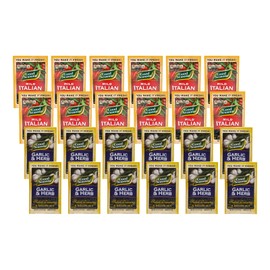 Good Seasons Garlic & Herb Dressing & Recipe Mix (12 CT) + Mild Italian Dressing and Recipe Mix (12 CT) (Variety Pack)