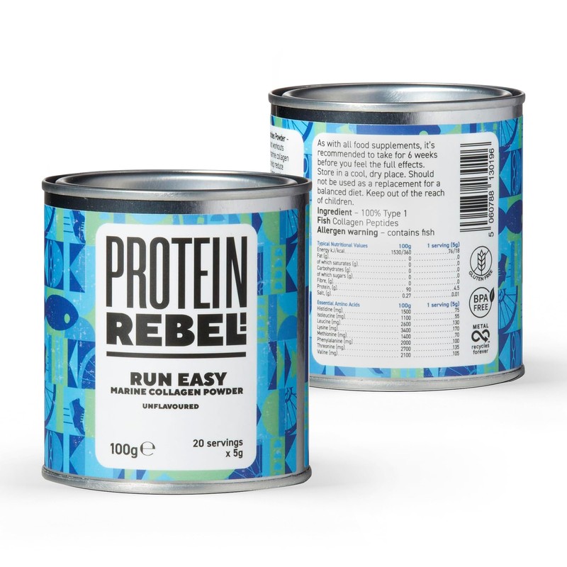 Protein Rebel - Run Easy Marine Collagen Powder for Running,