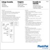 Plumb Pak PP606-23 Clevis Plunger Linkage Assembly, No 10-32 Bolt,