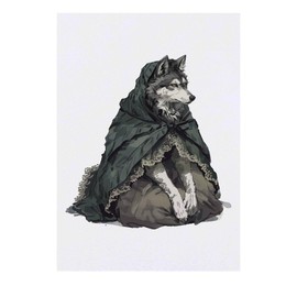 Large 'Grandma Wolf' Temporary Tattoo (TO00074499)