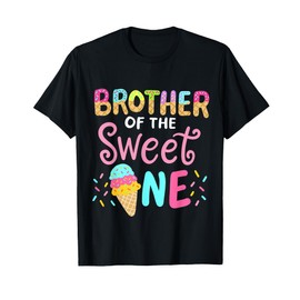 Brother of Sweet One Birthday Matching Family Ice Cream Men Women Kids T-Shirt