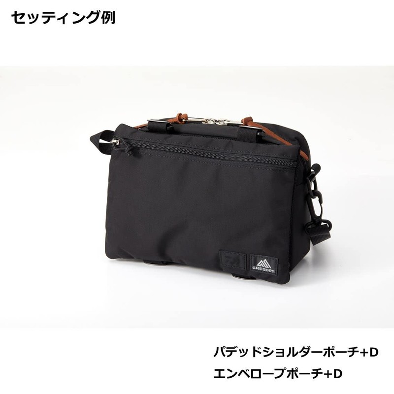 DAIWA GREGORY Envelope Pouch+D(B)BK, Black
