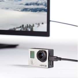 BRENDAZ Micro-HDMI (Type D) to HDMI (Type A) High-Speed HDTV Cable with Ethernet Compatible with GOPRO Hero Series Action Cameras, HERO5, HERO6, HERO7, Apeman and Sony Action Camera Camcorder.