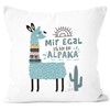 SpecialMe® Cushion Cover Mir egal ich Bin Ein Alpaca –