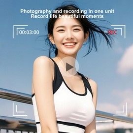 5K Digital Camera, 75MP UHD WiFi Autofocus 18X Digital Zoom Vlog Cameras for YouTube with 3" Flip Screen & Flash Light, Campact Travel Camera for Filming, Photography & Video (Black)