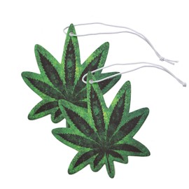 VmG-Store Set of 2 Air Freshener Air Freshener Tuning for Car Fragrance Dispenser Air Freshener Fragrance Funny Pendant Design (204 Cannabis2)