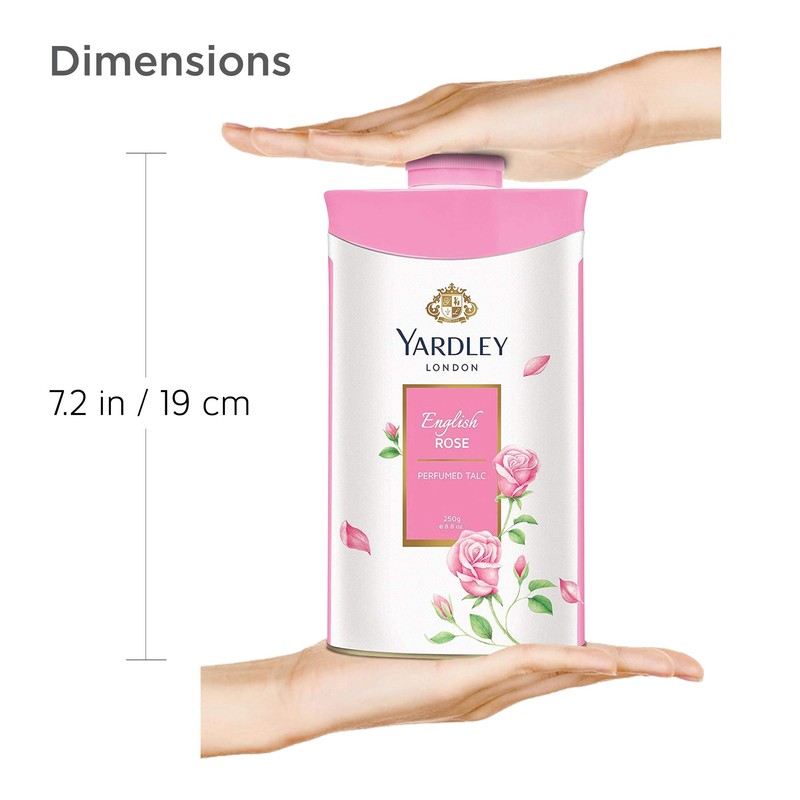 Yardley English Rose Perfumed Talc, 250 g