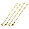 sourcing map Set of 4 Stainless Steel Mixing Spoons 8.7