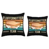 Peanut Butter Sandwich Funny Retro Creamy Fluffernutter Team Throw Pillow