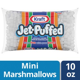 Jet-Puffed Mini Marshmallows (10 oz Bags, Pack of 24)