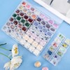 EKEZATA Polypropylene Transparent Small Storage Case, Accessory Case, Small Compartment