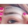 BrandChef Plantillas reutilizables para cejas, 3 estilos, guía de dibujo,