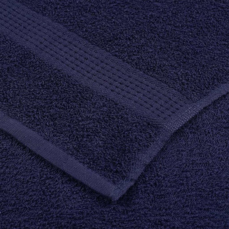 vidaXL Flannel Set of 4 Navy Blue 30 x 30