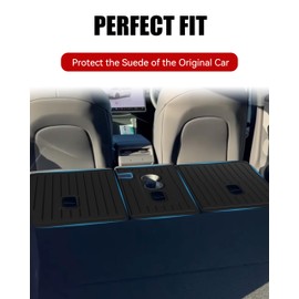 YEBOOCA Rear Seat Back Cover Backrest Protector Compatible with 2026 Model Y Standard Trunk Mat Cargo Mat Back Seat Cover Protector(Backrest Mats)
