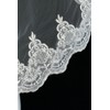 Bridal Mantilla Veil Diamond (Off) White 1 Tier Long Cathedral