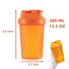 YAYAYOUNG Shaker Bottle Protein Shakes Cup and 13.5-Ounce/400ML Shaker Bottle