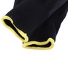 Black Color Nylon PU Safety Palm Coating Work Gloves Yellow